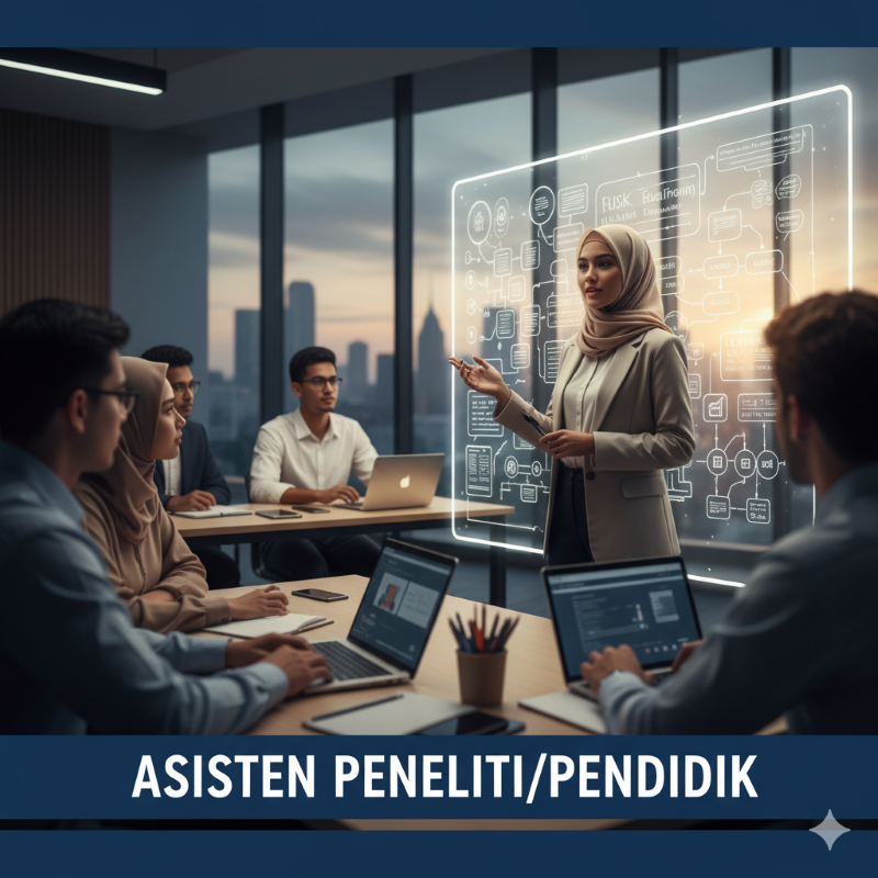 Ilustrasi Asisten Peneliti/Pendidik