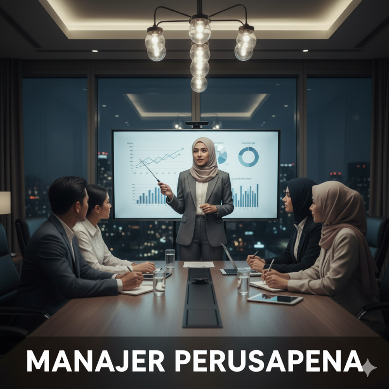 Ilustrasi Manajer Perusahaan